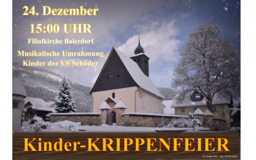 Kinder-Krippenfeier