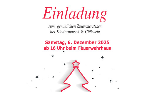 Zusammenstehen - Glühweinstand Zusammenstehen - Glühweinstand