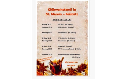 Glühweinstandl in St.Marein-Feistritz