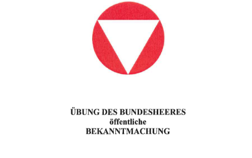 Übung des Bundesheeres
