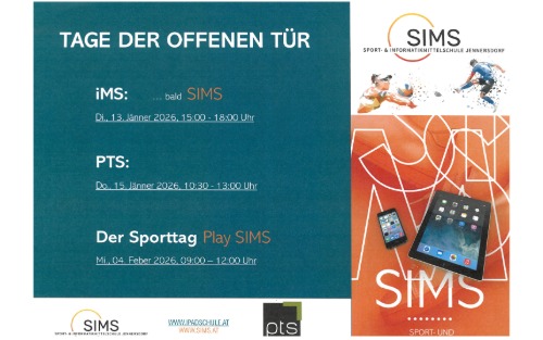 13.01.2026 Tag der offenen Tür der iMS, iMS/PTS Jennersdorf, Schulstraße 2, 8380 Jennersdorf