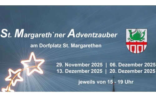 29.11.2025 St. Margareth`ner Adventzauber, Dorfplatz St. Margarethen