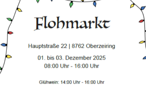 01.12.2025 Flohmarkt, Oberzeiring