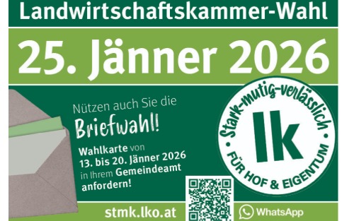 Kundmachung über Verfügungen der Gemeindewahlbehörde vor der Wahl