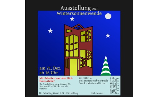 21.12.2025 Ausstellung zur Wintersonnenwende im Hirt-Haus Atelier, Hirt-Haus Atelier