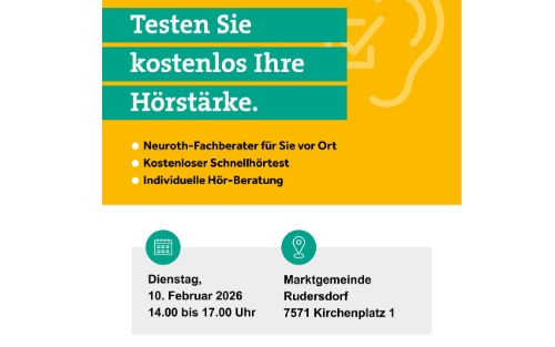 Hörtesttag Firma Neuroth - Testen Sie kostenlos Ihre Hörstärke!