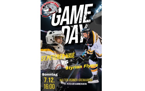 07.12.2025 GAME DAY St. Peterer Haie vs Styrian Flyers, Walter-Perner-Greimarena