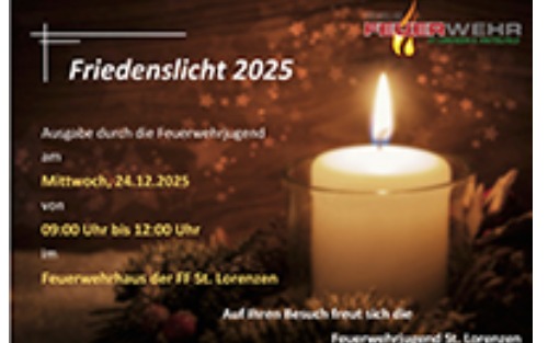 24.12.2025 Friedenslichtaktion, Rüsthaus St. Lorenzen