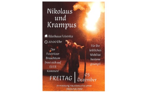 05.12.2025 Nikolaus und Krampus beim Rüsthaus Feistritz, Rüsthaus Feistritz