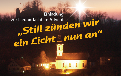 Liedandacht im Advent Liedandacht im Advent