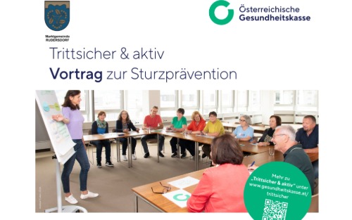 Trittsicher & aktiv - Vortrag zur Sturzprävention