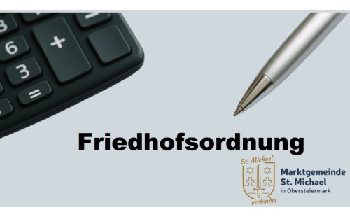 Friedhofsordnung Friedhofsordnung