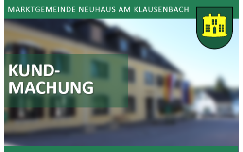 Kundmachung - Auflage 20. Flächenwidmungsplanänderung Kundmachung - Auflage 20. Flächenwidmungsplanänderung