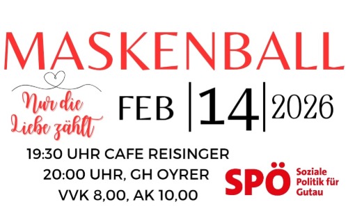 Maskenball der SPÖ Gutau