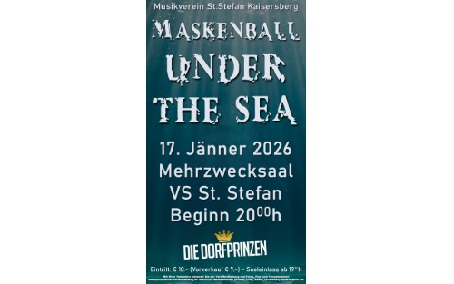 17.01.2026 Maskenball Musikverein St. Stefan - Kaisersberg, Mehrzwecksaal Volksschule