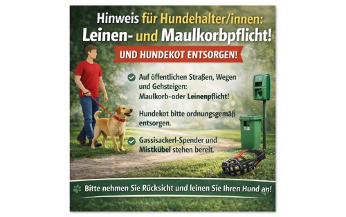 Hinweis der Marktgemeinde St. Peter-Freienstein – Öffentliche Bereiche