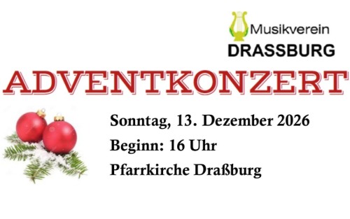 Adventkonzert Musikverein Draßburg