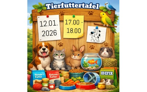 12.01.2026 Verein IDEFIX - Tierfuttertafel, Gemeindeamt