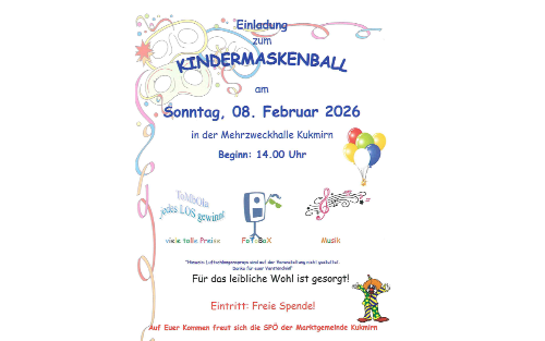 Kindermaskenball der SPÖ der Marktgemeinde Kukmirn