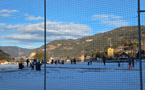 Eislaufplatz und Eisdisco