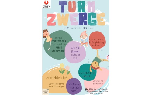 Ausschreibung Turnzwerge