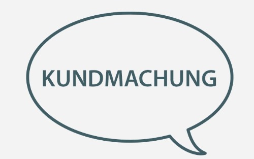 Öffentliche Ausschreibung Außendienst - Bauhof