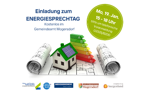 Energiesprechtag am 19.01.2026 im Gemeindeamt Mogersdorf - KEM Jennersdorf