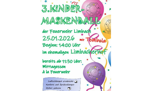 Kindermaskenball der FF Limbach