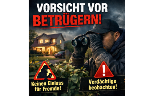 Betrugswarnung – Vorsicht vor falschen Umfrage- und Dienstleistungspersonen