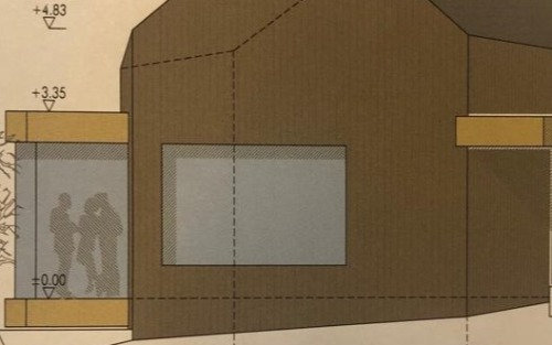 Kundmachung zur Bauverhandlung für die Errichtung einer Garage für 2 KFZ, einer Stützmauer, Zufahrt und Vornahme von Geländeveränderungen