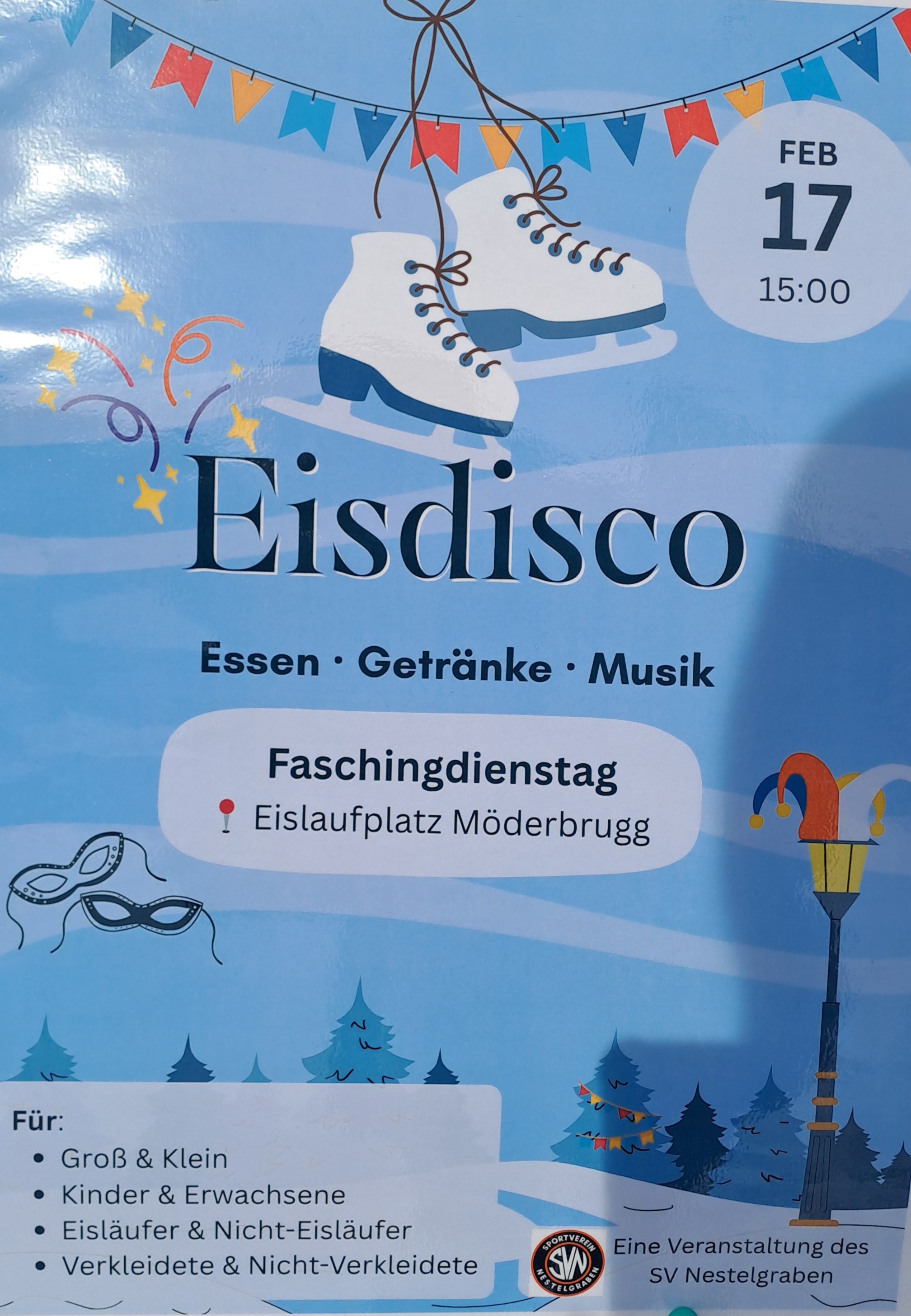 Eisdisco des Sportverein Nestelgraben