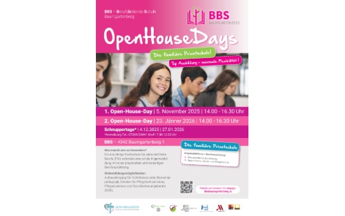 Open-House-Days BBS Baumgartenberg