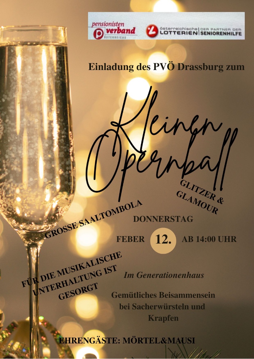 12.02.2026 Kleiner Opernball des PVÖ Drassburg, Generationenhaus