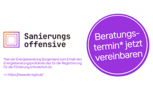 Sanierungsoffensive: Beratungstermin jetzt vereinbaren!
