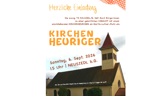 Kirchenheuriger der Evang. TG Neusiedl