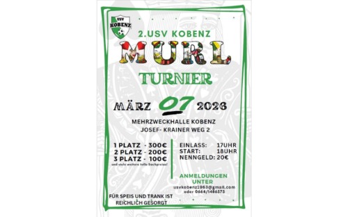 2. USV Kobenz MURL Turnier