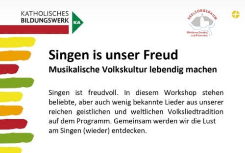 24.01.2026 Singen is unser Freud - Musikalische Volkskultur lebendig machen, Pfarrhof Stainach