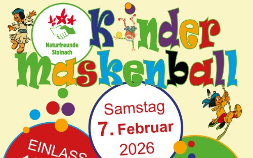 Kindermaskenball Volkshaus Stainach