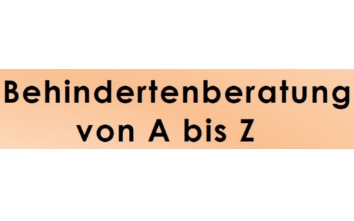 Behindertenberatung von A-Z