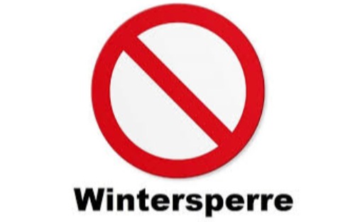 Wintersperre Fötschachgraben