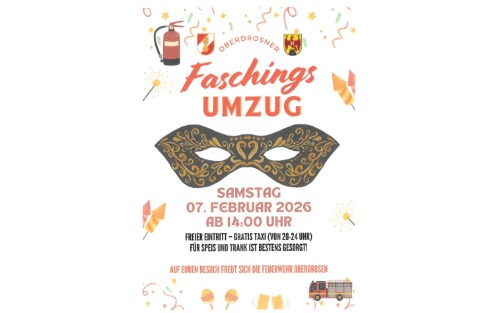 07.02.2026 Oberdrosner Faschingsumzug, Oberdrosen