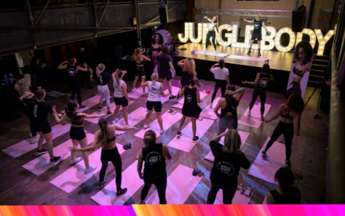 06.02.2026 KONGA BY THE JUNGLE BODY, Turnsaal Volksschule, Schulgasse 1