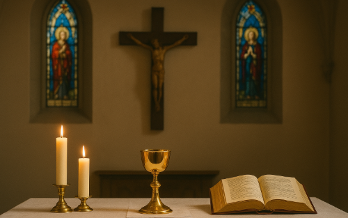 Eucharistiefeier, anschließend Pfarrcafé Eucharistiefeier, anschließend Pfarrcafé