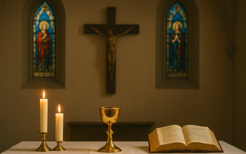 Eucharistiefeier, anschließend Pfarrcafé Eucharistiefeier, anschließend Pfarrcafé