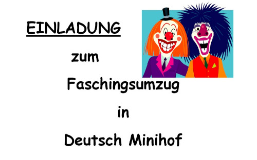 31.01.2026 Faschingsumzug in Deutsch-Minihof, Deutsch Minihof