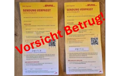 Vorsicht Betrugsversuche!!