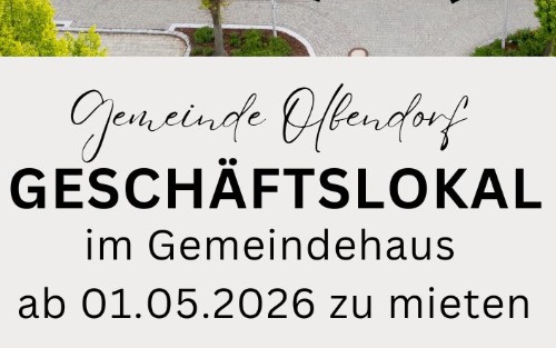 Geschäftslokal im Gemeindehaus zu mieten