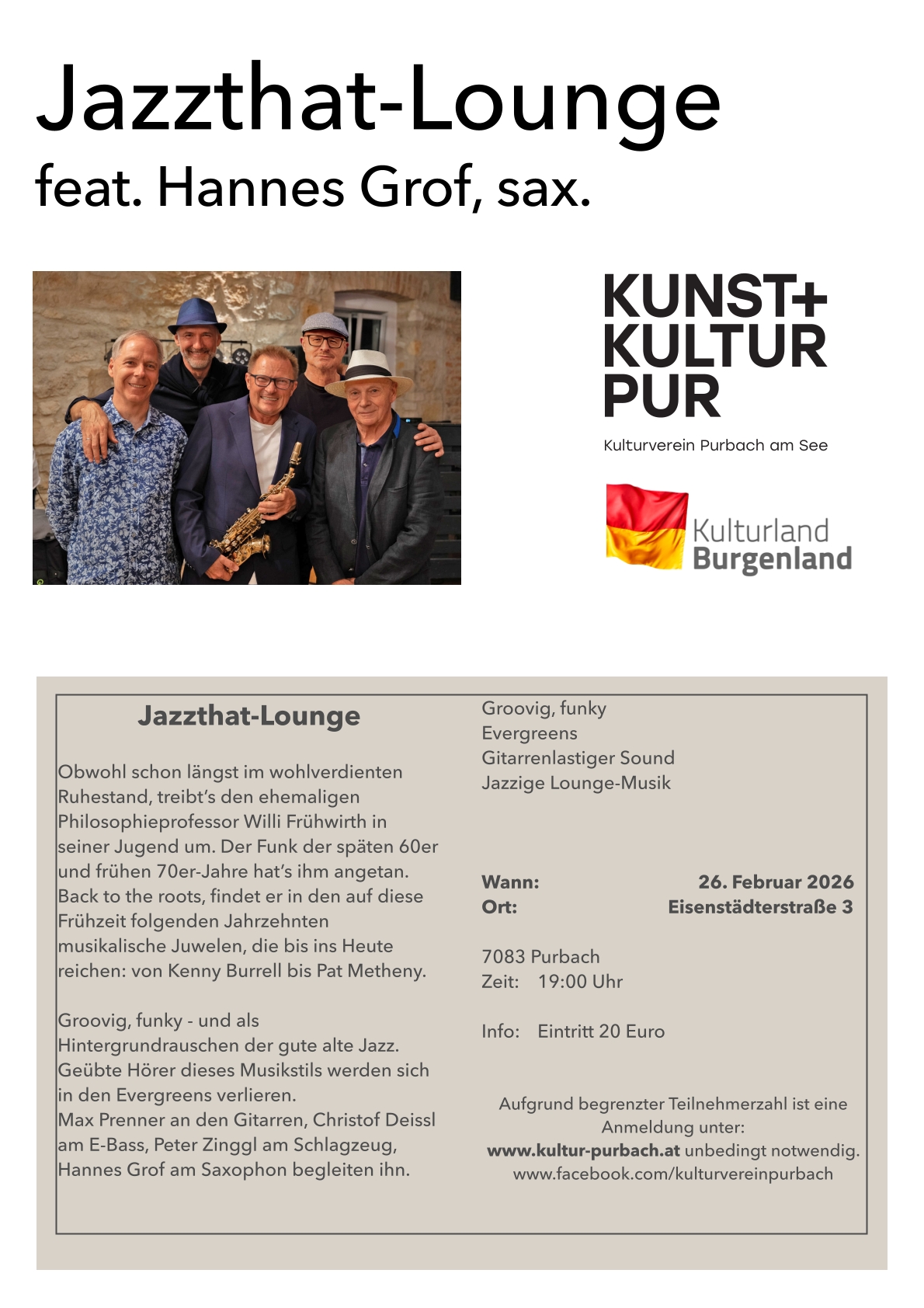 26.02.2026 Jazzthat-Lounge, Eisenstädter Str. 3