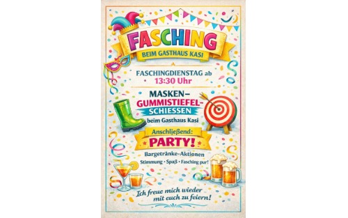 Fasching beim Kasi