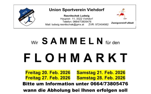 Flohmarkt - USV Viehdorf